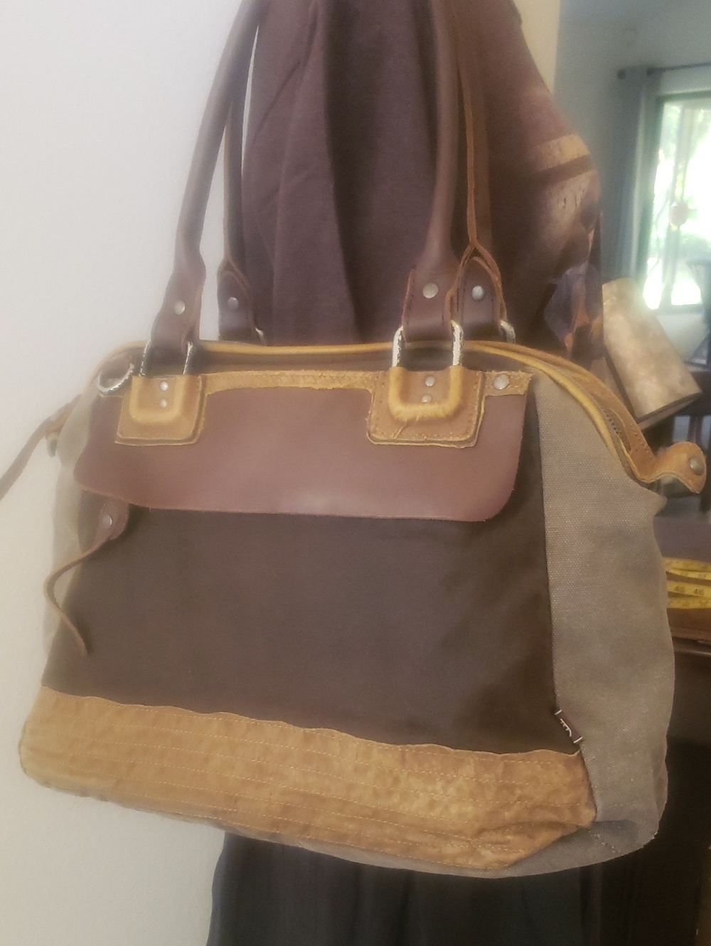 TSD Brand Hobo Satchel Large